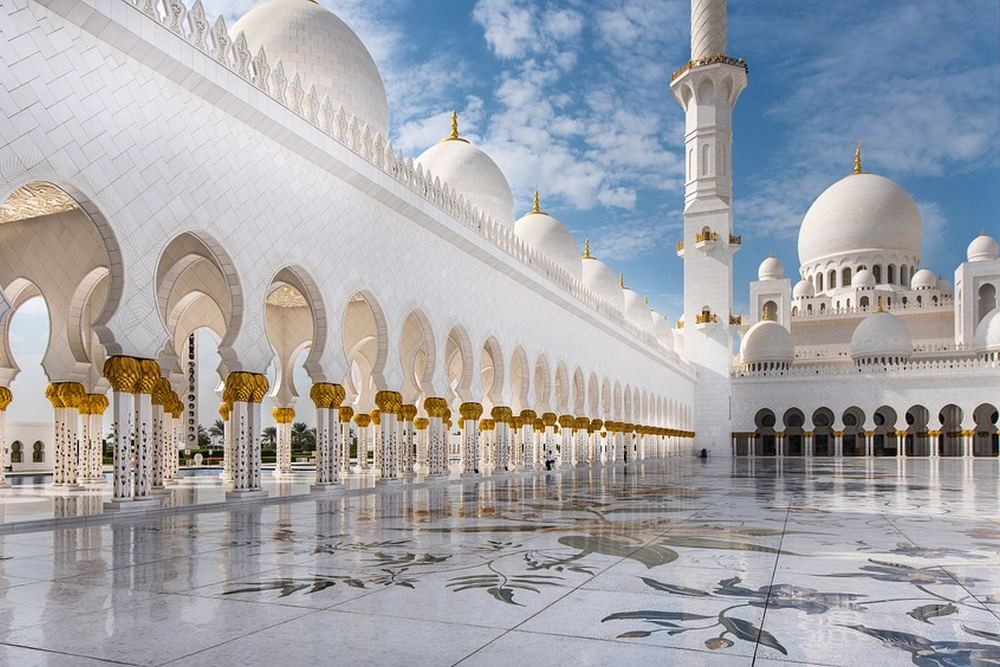 مسجد سفید شیخ زاید امارات